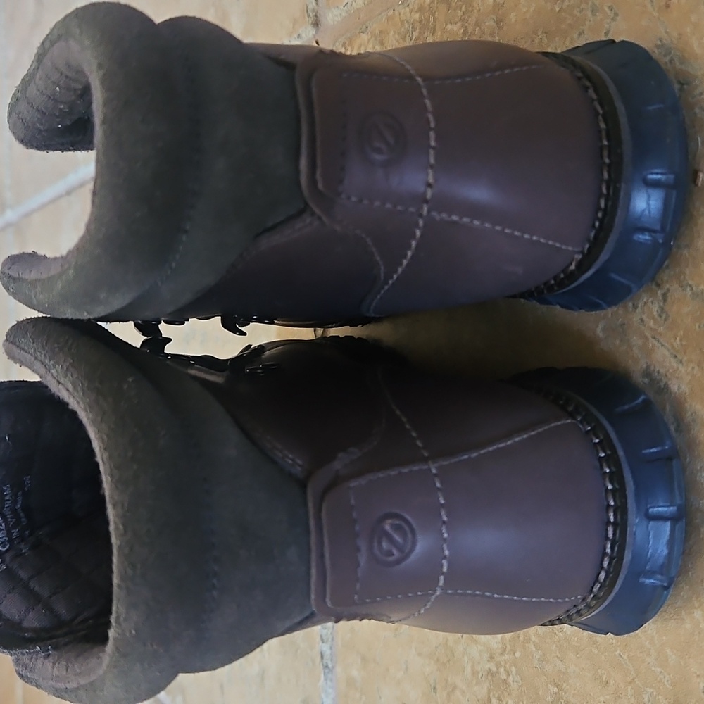 Cole Haan Men's ZeroGrand Waterproof Gray Leather Boots Size 9 - Picture 10 of 12